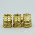 M5 compressed knurled brass insert nut